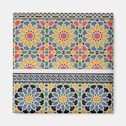 Wandfliesen aus dem Mihrab der Moschee von Tschech Magnet (Vorne)
