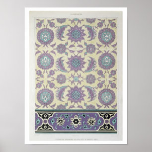 Wandfliesen aus dem Palast von Ismayl-Bey, aus "Ar Poster