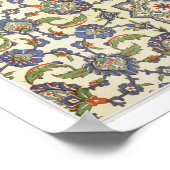 Wandfliesen von Qasr Rodouan, von "Arab Art as See Poster (Ecke)