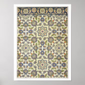 Wandfliesen von Qasr Rodouan, von "Arab Art as See Poster (Vorne)