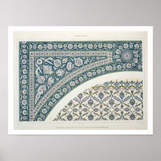 Wandfliesen von Sibyl D'Abd-El-Rahman Kyahya aus " Poster (Vorne)