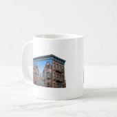 Wandgemälde auf Gebäude auf spanisch Harlem Kaffeetasse (Vorderseite Links)