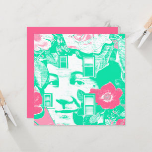 Wandgemälde aus Ziegelstein im Duschkopf Einladung