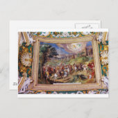 Wandgemälde im Vatikan-Museum Postkarte (Vorne/Hinten)