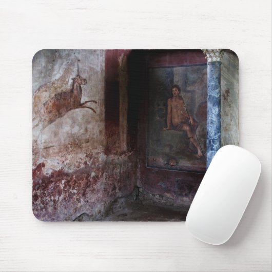Wandgemälde in Pompeji Mousepad (Mit Mouse)