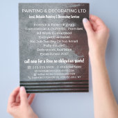 Wandgemälde, Maler und Dekorator Flyer (Hand)