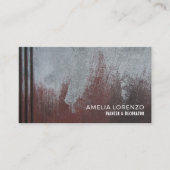 Wandgemälde, Maler und Dekorator Visitenkarte (Vorderseite)