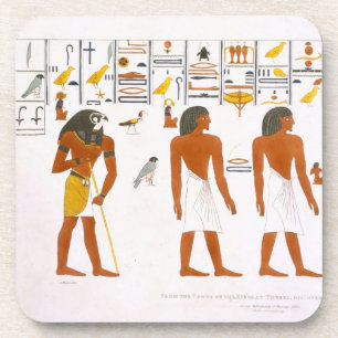 Wandgemälde von den Gräbern der Könige bei Theb Getränkeuntersetzer