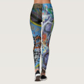 Wandgraffiti-Leggings Leggings (Rückseite)