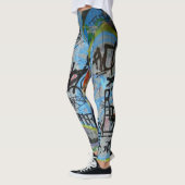 Wandgraffiti-Leggings Leggings (Links)
