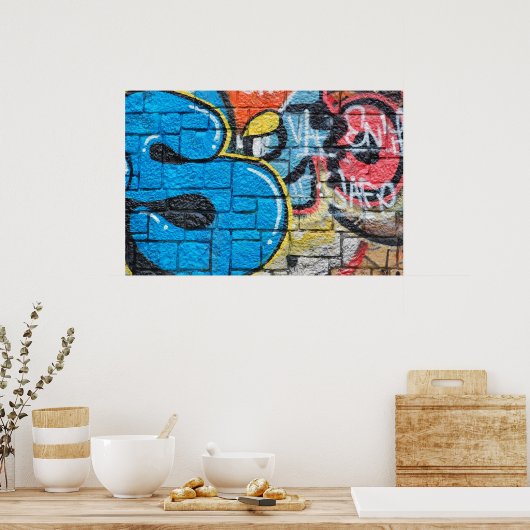 Wandgraffiti-Poster Poster (Küche)