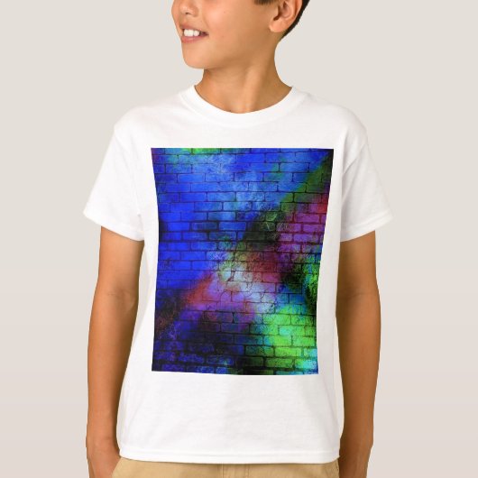Wandgraffiti T-Shirt (Vorderseite)