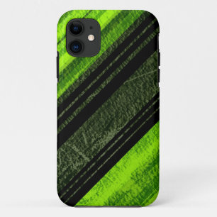 Wandgrafik mit Limonen und schwarzen Streifen Case-Mate iPhone Hülle