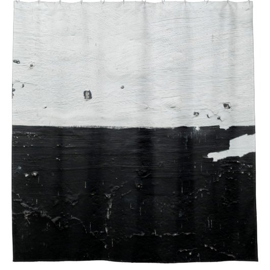 Wandgrunge mit schmutziger Textur Duschvorhang (Vorderseite)