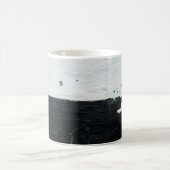 Wandgrunge mit schmutziger Textur Kaffeetasse (Mittel)