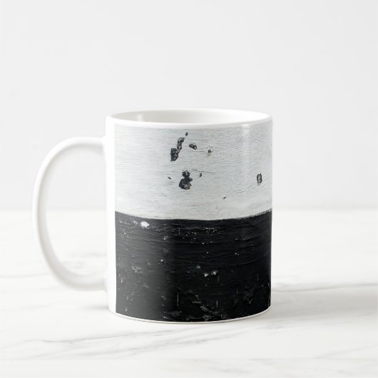 Wandgrunge mit schmutziger Textur Kaffeetasse (Links)