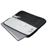 Wandgrunge mit schmutziger Textur Laptopschutzhülle (Vorne Knopf)