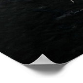Wandgrunge mit schmutziger Textur Poster (Ecke)