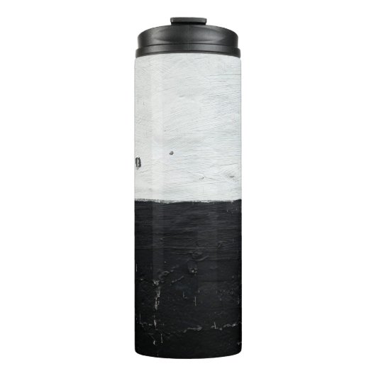 Wandgrunge mit schmutziger Textur Thermosbecher (Vorderseite)