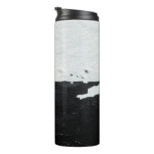 Wandgrunge mit schmutziger Textur Thermosbecher (Nach rechts gedreht)