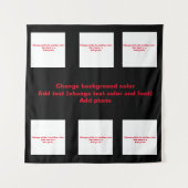 Wandhängevorlage anpassen wandteppich (Vorderseite)