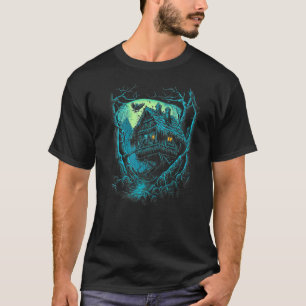 Wandhaus auf Hühnerbeinen slawische Folklore Baba T-Shirt