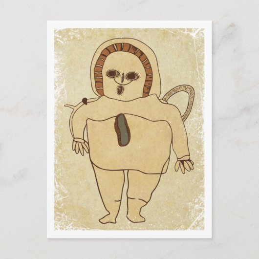 Wandjina Postcard Postkarte (Vorderseite)