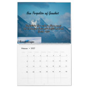 Wandkalender 2026 mit deutschen Bibelversen (Feb 2027)