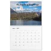 Wandkalender 2026 mit deutschen Bibelversen (Mär 2027)