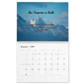 Wandkalender 2026 mit englischen Bibelversen (Feb 2027)