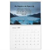 Wandkalender 2026 mit englischen Bibelversen (Jan 2027)