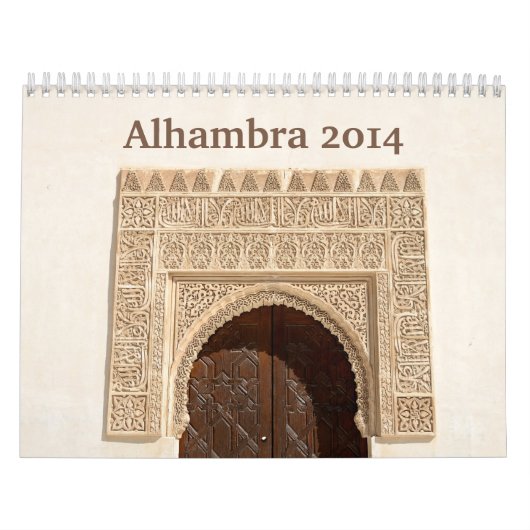 Wandkalender Alhambras 2014 (Titelbild)