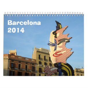 Wandkalender Barcelonas 2014