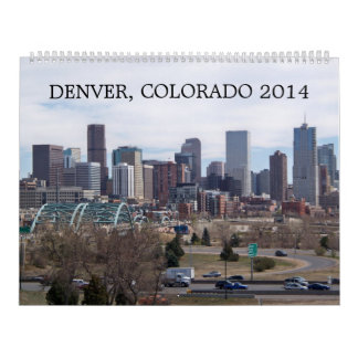 Wandkalender Denvers, Colorado 2014
