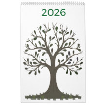 🌿 Wandkalender für die Jahreszeiten - Jahr ändern