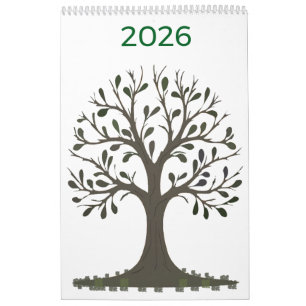 🌿 Wandkalender für die Jahreszeiten - Jahr ändern