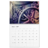 Wandkalender-industrieller Schmutz Kalender (Mär 2027)