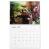 Wandkalender-industrieller Schmutz Kalender (Feb 2027)