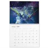 Wandkalender-kosmische Resonanz-exotischer Kosmos Kalender (Jan 2027)