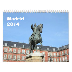Wandkalender Madrids 2014