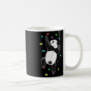 Wandklebender Indoor-Felsenkletterer Panda-Bär Lus Kaffeetasse