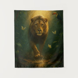 Wandkleed Leeuw – Spirituele Energie en Innerlijke Wandteppich