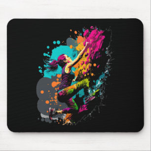 Wandkletter Bouldering Indoor Kletterer Climbergoo Mousepad