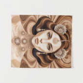 Wandkunst Antike Frau Wandteppich (Vorderseite (Horizontal))