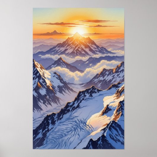Wandkunst. Eisberge Poster (Vorne)