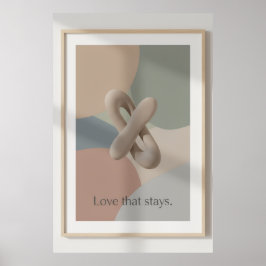 Wandkunst - Ewige Liebe Poster