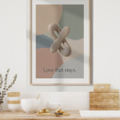 Wandkunst - Ewige Liebe Poster (Küche)