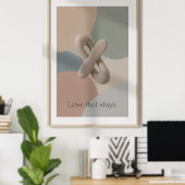 Wandkunst - Ewige Liebe Poster (Heimbüro)
