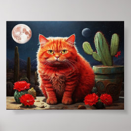 Wandkunst für Katzenliebhaber Poster