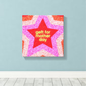 Wandkunst für Mutter Leinwanddruck (Insitu (Holzboden))